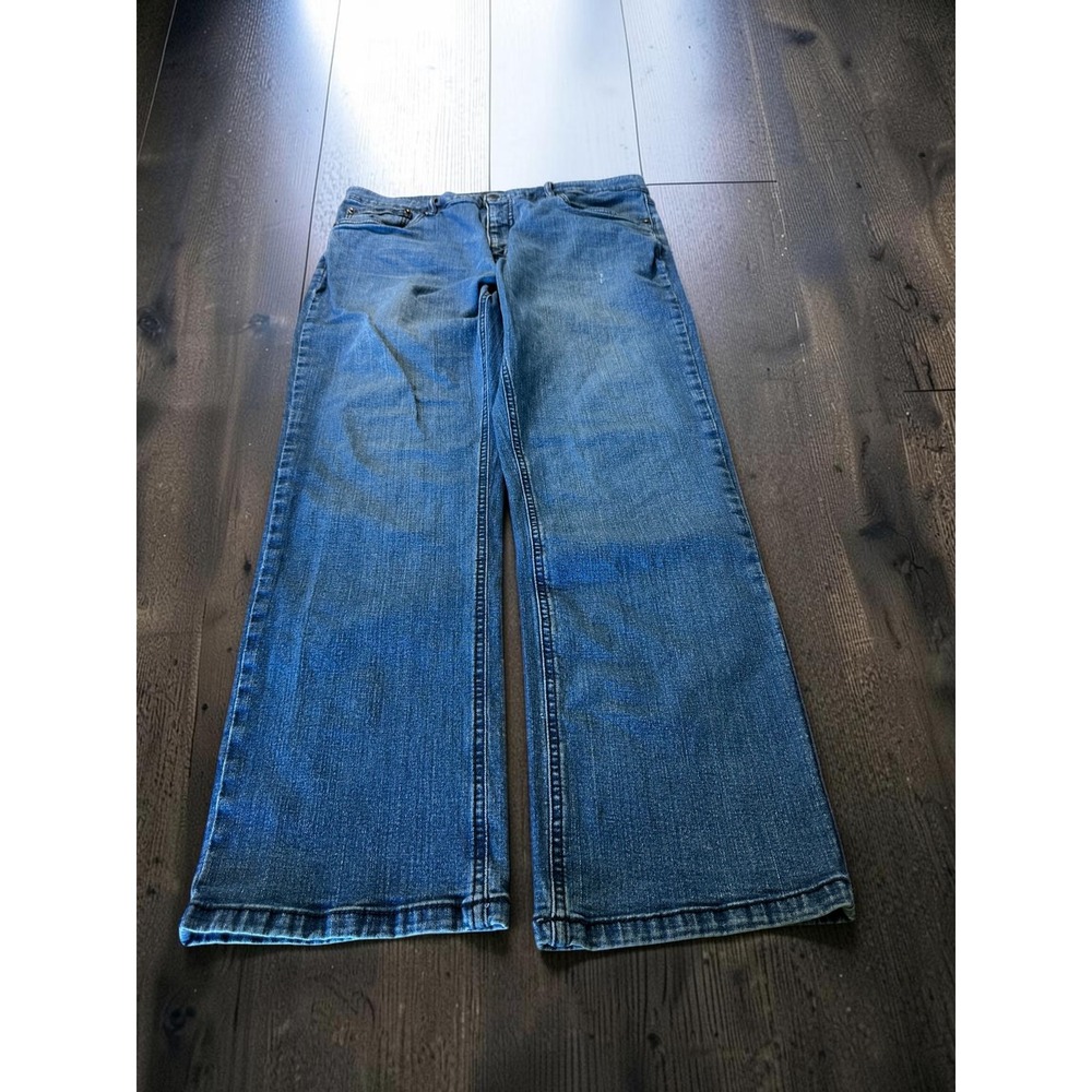 Urban Star Relaxed Fit Jeans Mens 38x32 Blue Denim Stretch Casual Workwear